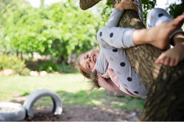child-on-tree